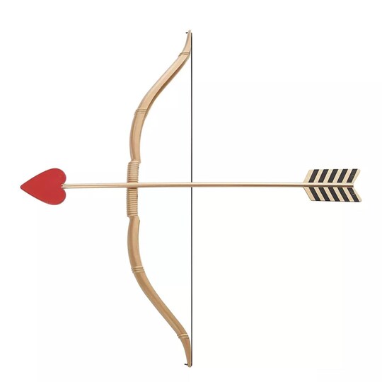 heart arrow mini dress Ocane Vtements flared long sleeves LIONESS Heart Shaped Mini in